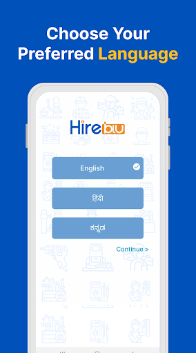 Android application HireBlu: Recruiter, Hiring screenshort