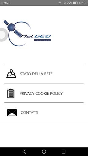 Android application NetGEO screenshort