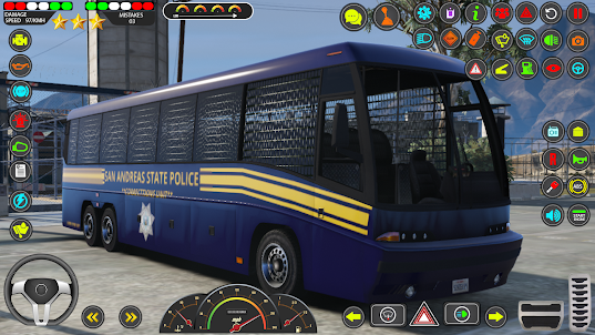 Police Bus Simulator 2023 Game