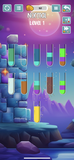 Water Sort Puzzle Game Sorting Screen 2