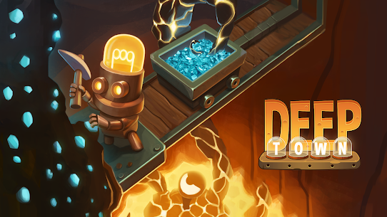 Deep Town Mining Factory MOD APK (أموال غير محدودة / الماس) 1