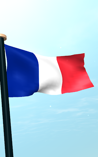 Réunion Flag 3D Live Wallpaper