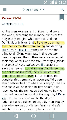 Android application Bible Commentary Offline screenshort