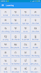 screenshot of Thai Alphabet, Thai Letters Wr