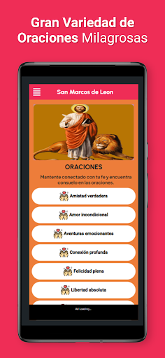 Android application Oraciones San Marcos de Leon screenshort