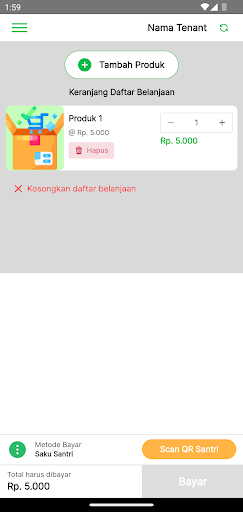 Android application Adab Santri POS screenshort