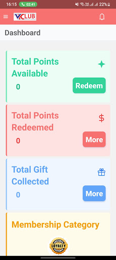 VKlub - VKE Rewards Program Screen 3
