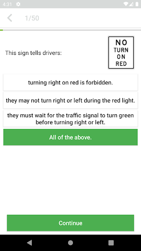 DMV Practice Test Florida 2023 Screen 3