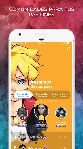 Télécharger Gratuit Boruto Amino en Español APK MOD (Astuce) screenshots 5