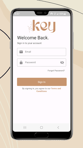 Android application The KEY screenshort