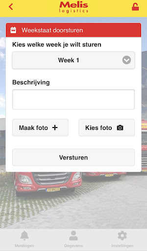 Android application Melis Logistics screenshort