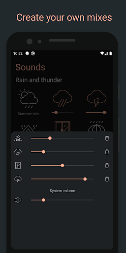 Sleep Well – sounds, rain, sea Screen 3
