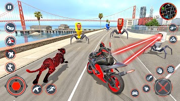 screenshot of Panther Black Superhero Car 3d