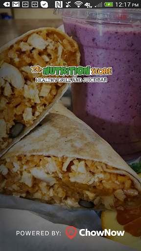 Android application The Nutrition Store screenshort