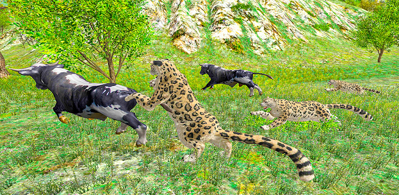 Angry Bull Attack Vs Tiger Simulator- Wild Animals