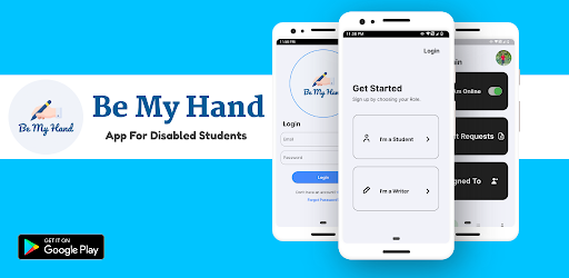Android application Be My Hand screenshort