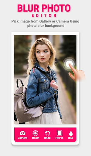 Android application Blur Background Photo Editor screenshort