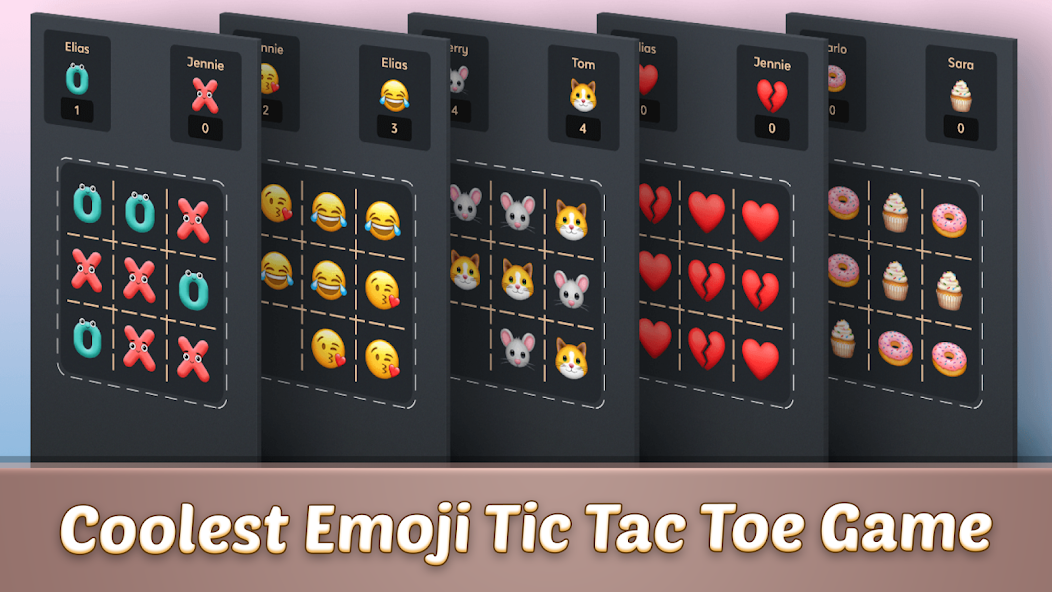 Tic Tac Toe Emoji 6.4 APK + Mod (Unlimited money) untuk android
