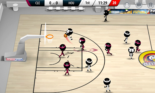 Stickman Basketball 3D Screenshot