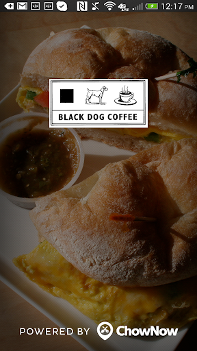 Android application Black Dog Coffee screenshort