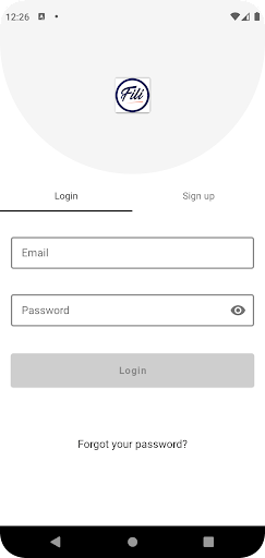 Android application Fili screenshort