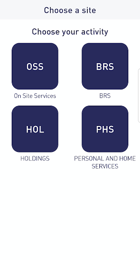 SALUS App – Sodexo HSE Screen 2