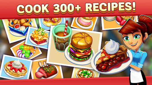 Diner DASH Adventures Mod APK 1.46.2 (Unlimited gems and diamonds) Gallery 3