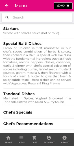 Love Food Indian Restaurant Screen 2
