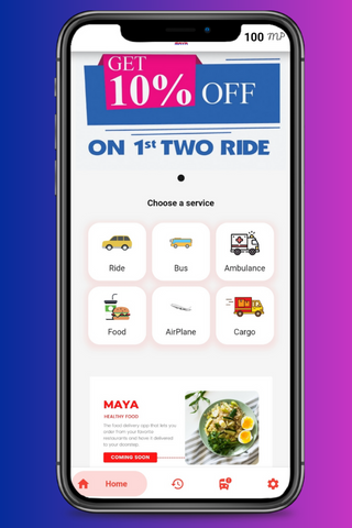 Maya Ride Taxi Booking