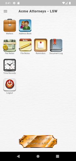 LegalSuite Screen 3