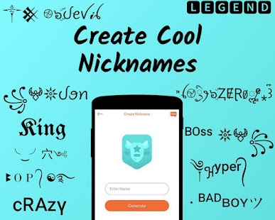 Nickname Fire: Nickfinder App Screenshot