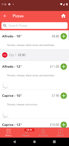 Caprice Restaurant Screen 3