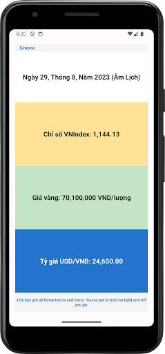 Lịch âm-giá Vàng-USD-vnindex Screen 3