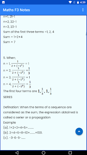 Mathematics form 3 notes