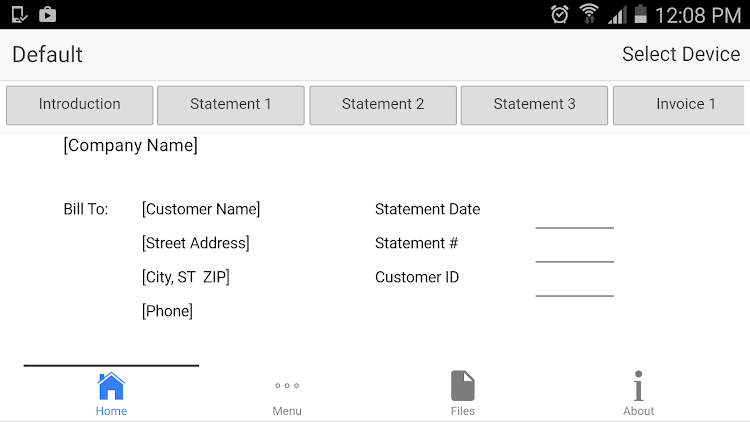 Billing Statement - 0.0.9 - (Android)