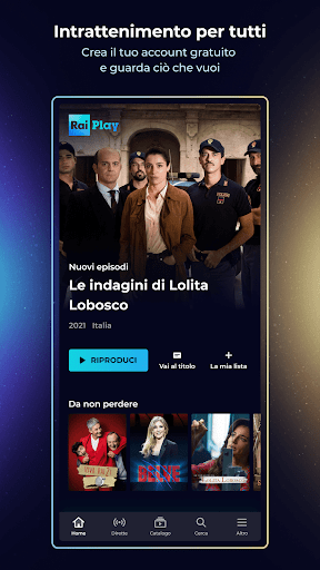 RaiPlay per Android TV Screen 3
