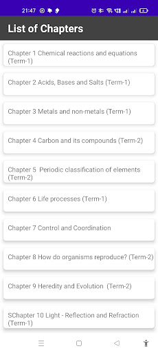 Class X Science - Full Taiyari Screen 2