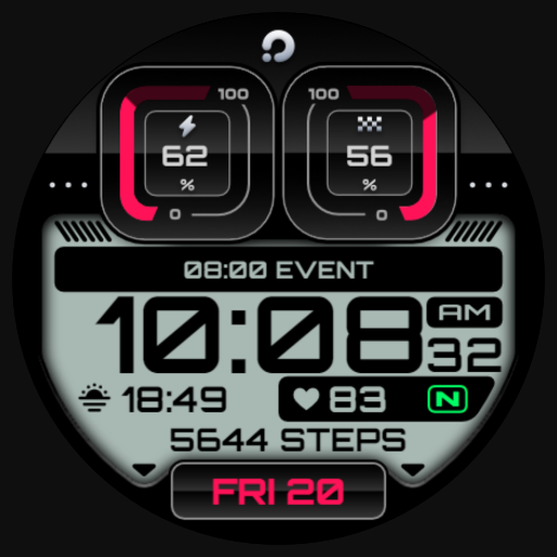 PRADO 01 Digital Watch Face Logo
