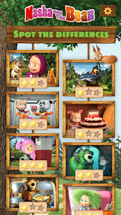 Masha and the Bear – Spot the differences Mod Apk Latest Version 2022** 2