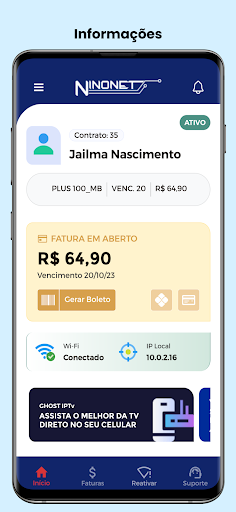Ninonet Telecom Screen 2