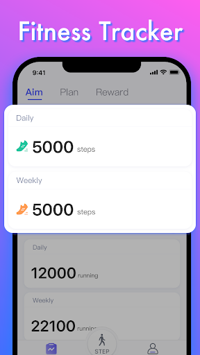 Fitness Pedometer:Step Counter Screen 2
