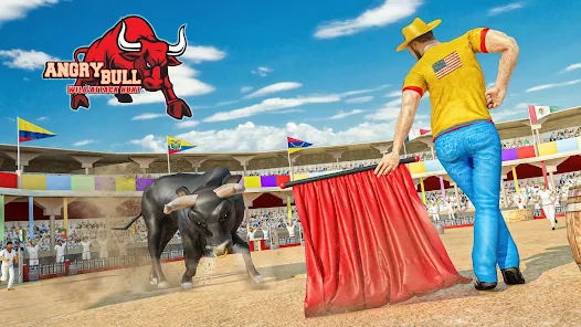 Simulador de ataque de equitação em touro bravo real 3D lutador jogos de  arcade para crianças::Appstore for Android