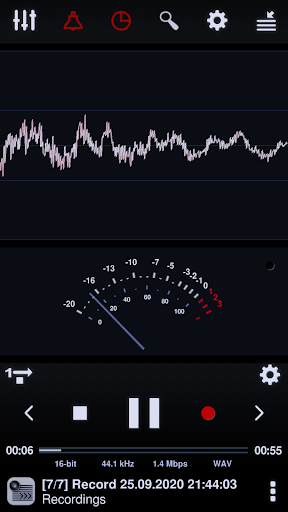 Neutron Audio Recorder (Eval) Screen 2