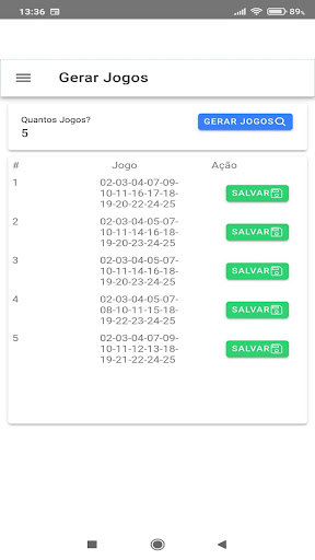 Loto Gerador Facil Conferencia