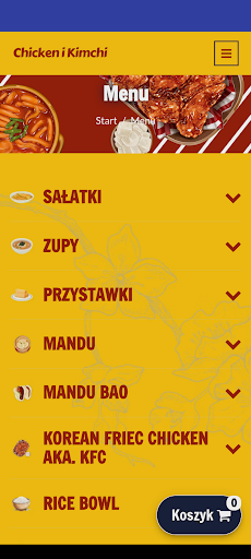 Android application Chicken i Kimchi screenshort