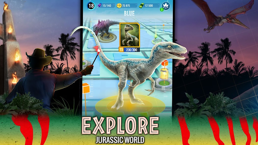 Jurassic World Alive 3.6.25 APK + Mod (Unlimited money) untuk android