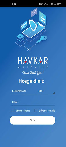 Android application Havkar Alarm Sinyal Takibi screenshort