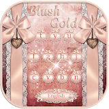 Blush Gold Bow Keyboard Theme icon