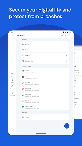 Screenshot of Bitwarden Password Manager