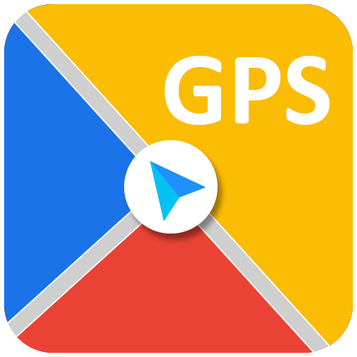 Gps navigation Travel maps logo
